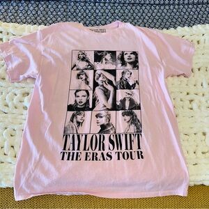 Taylor Swift The Eras Tour Light Pink Tee